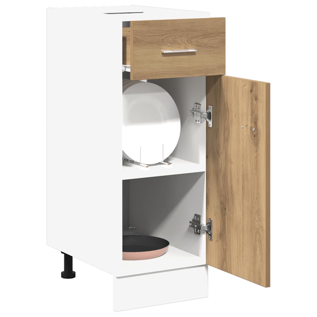 Schubunterschrank Lyon Artisan-Eiche 30x46x81,5 cm Holzwerkstoff