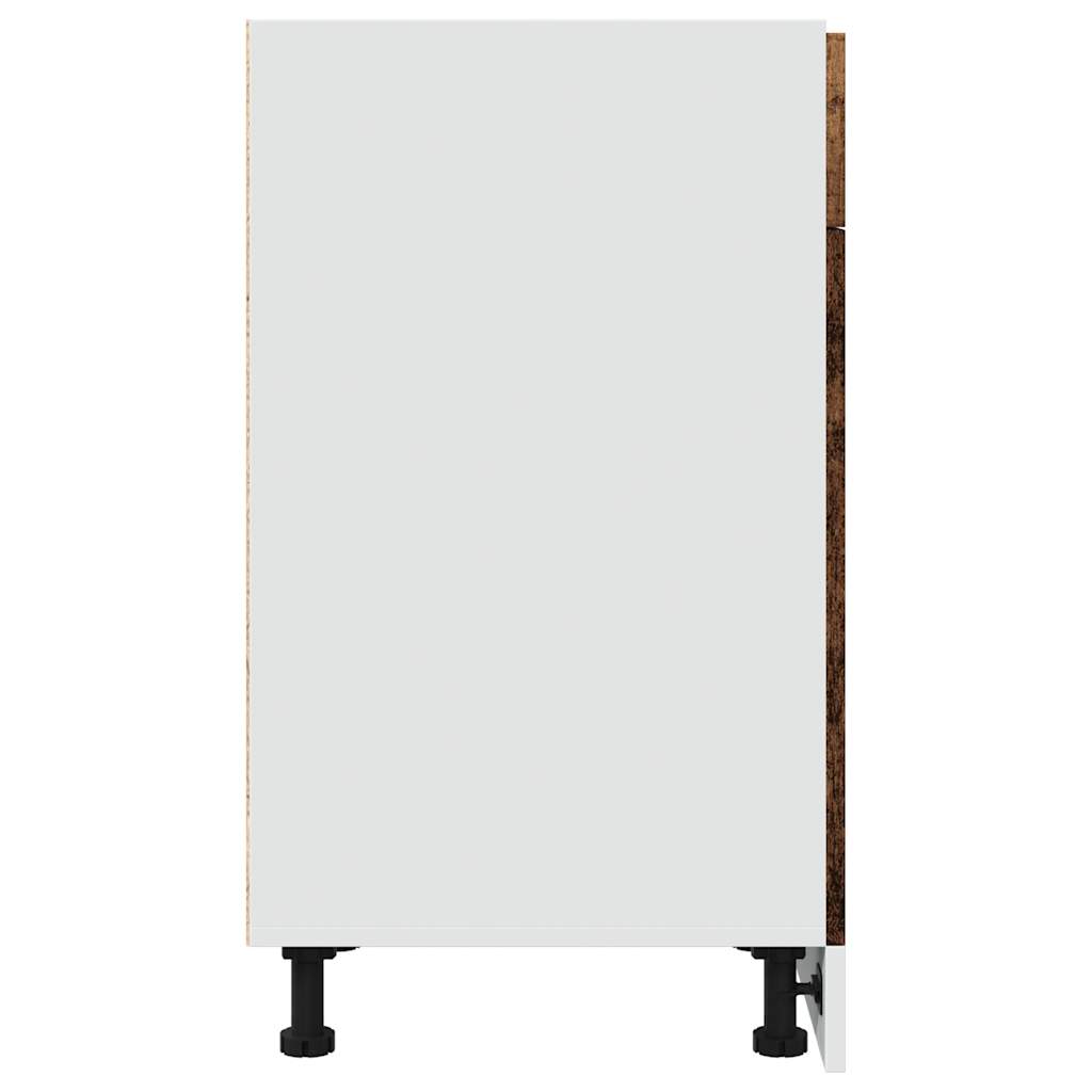 Schubunterschrank Lyon Altholz-Optik 40x46x81,5 cm Holzwerkstoff