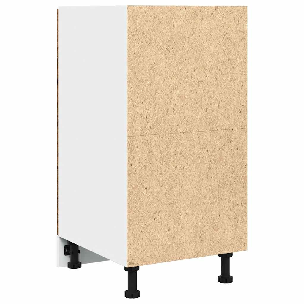 Schubunterschrank Lyon Altholz-Optik 40x46x81,5 cm Holzwerkstoff