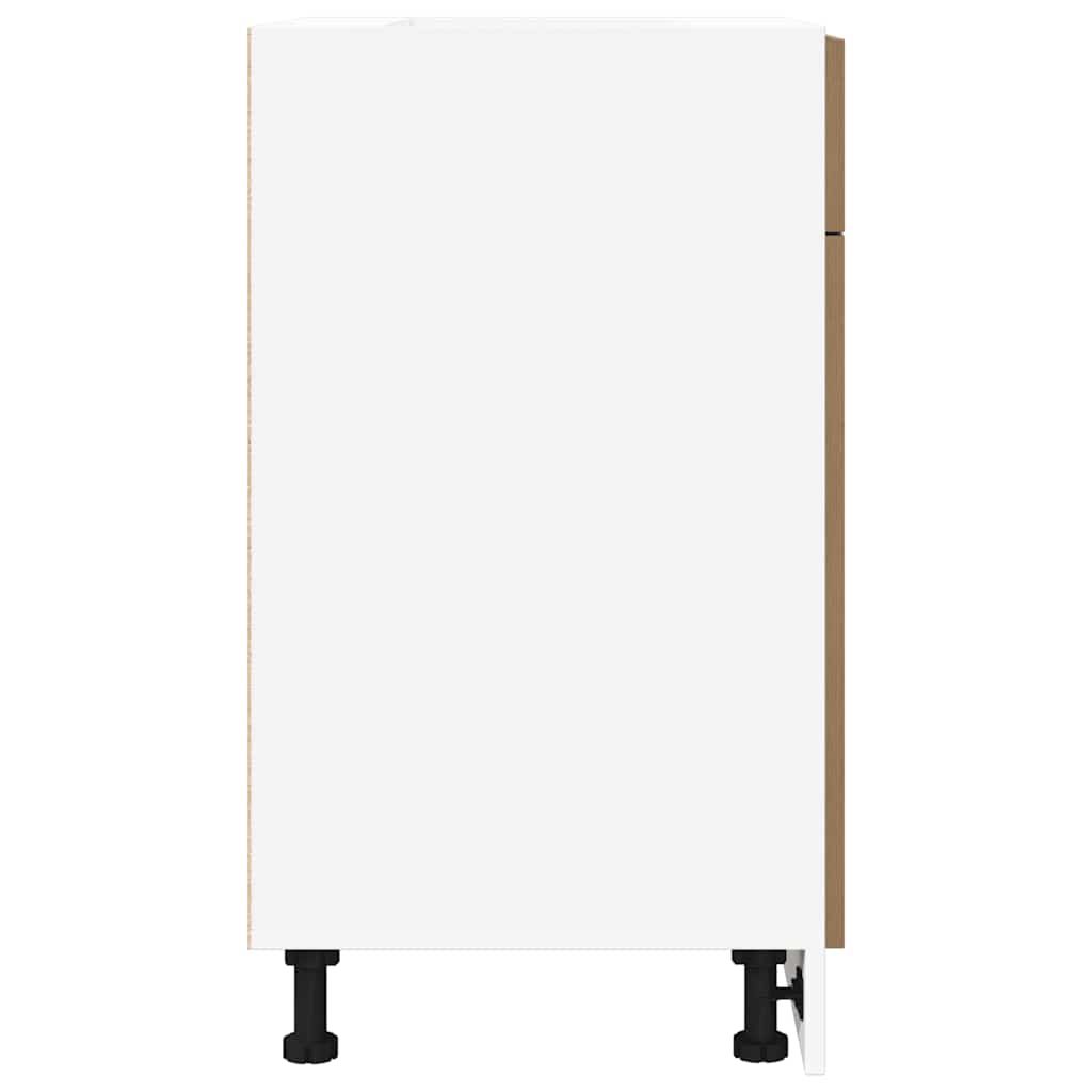 Schubunterschrank Lyon Artisan-Eiche 40x46x81,5 cm Holzwerkstoff