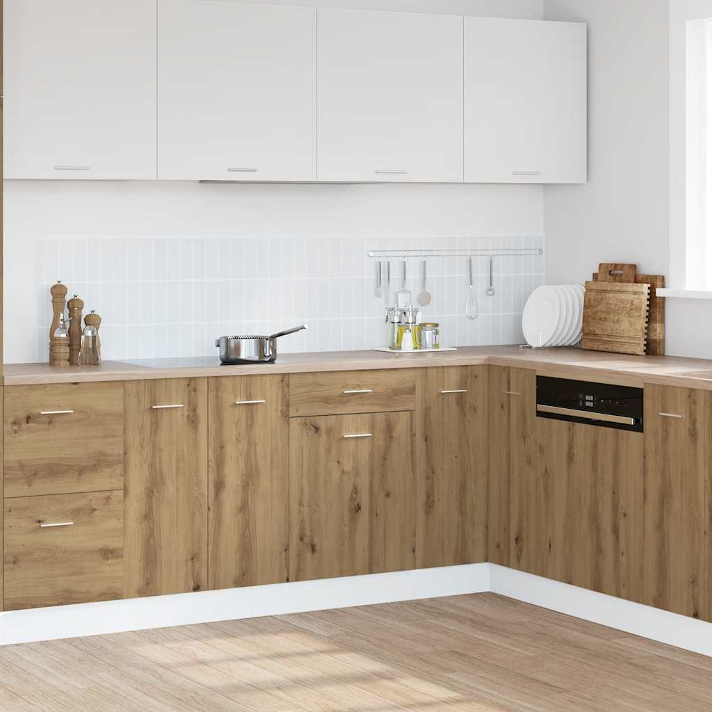 Schubunterschrank Lyon Artisan-Eiche 40x46x81,5 cm Holzwerkstoff