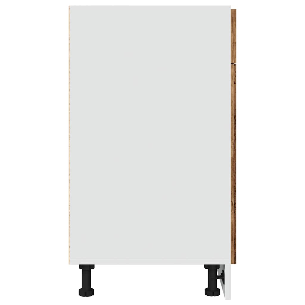 Schubunterschrank Lyon Altholz-Optik 50x46x81,5 cm Holzwerkstoff
