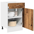 Schubunterschrank Lyon Altholz-Optik 50x46x81,5 cm Holzwerkstoff