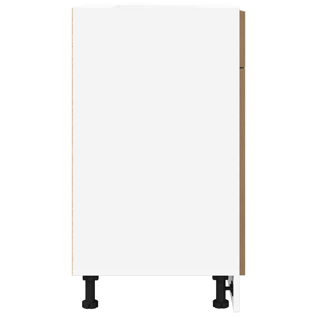 Schubunterschrank Lyon Artisan-Eiche 50x46x81,5 cm Holzwerkstoff