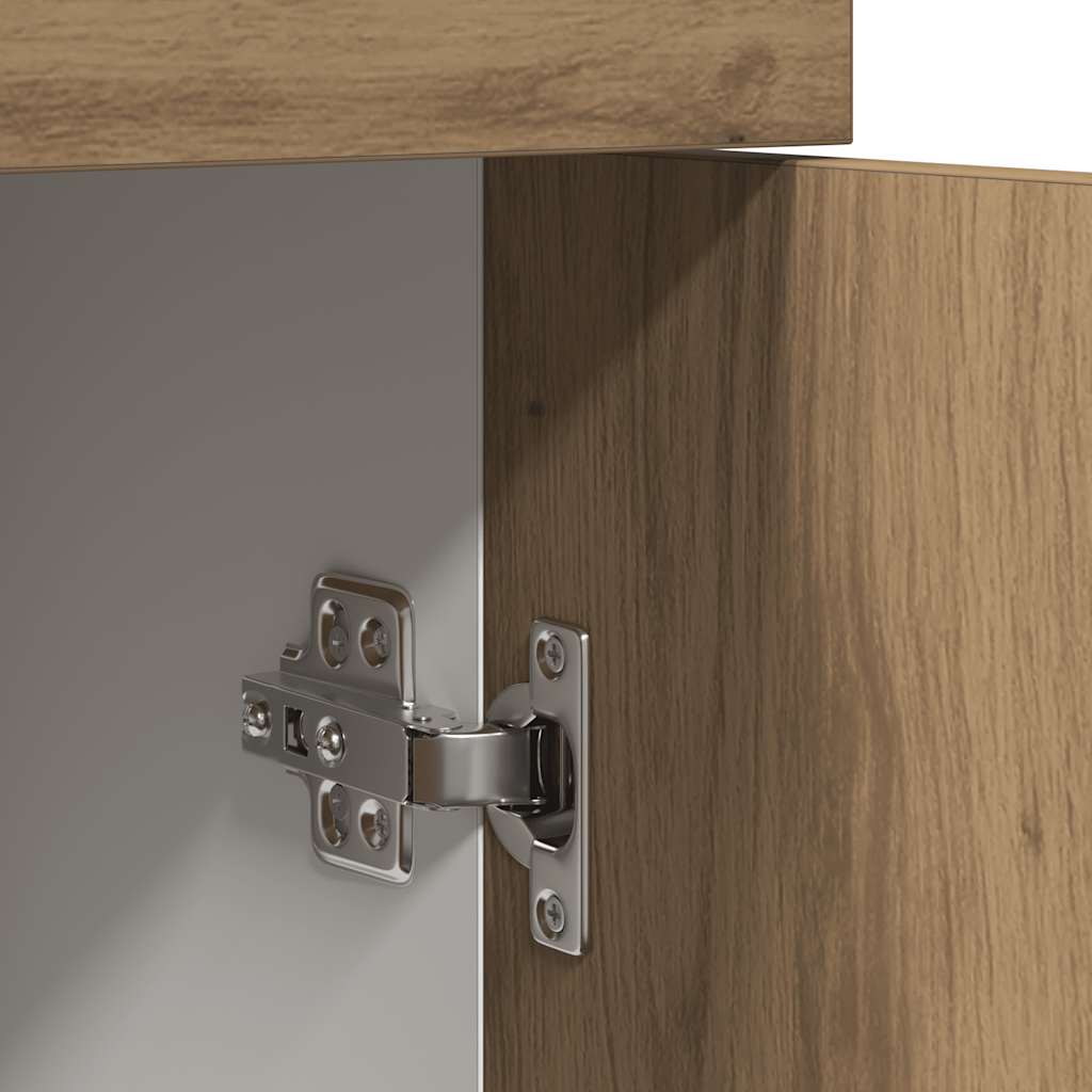 Schubunterschrank Lyon Artisan-Eiche 50x46x81,5 cm Holzwerkstoff