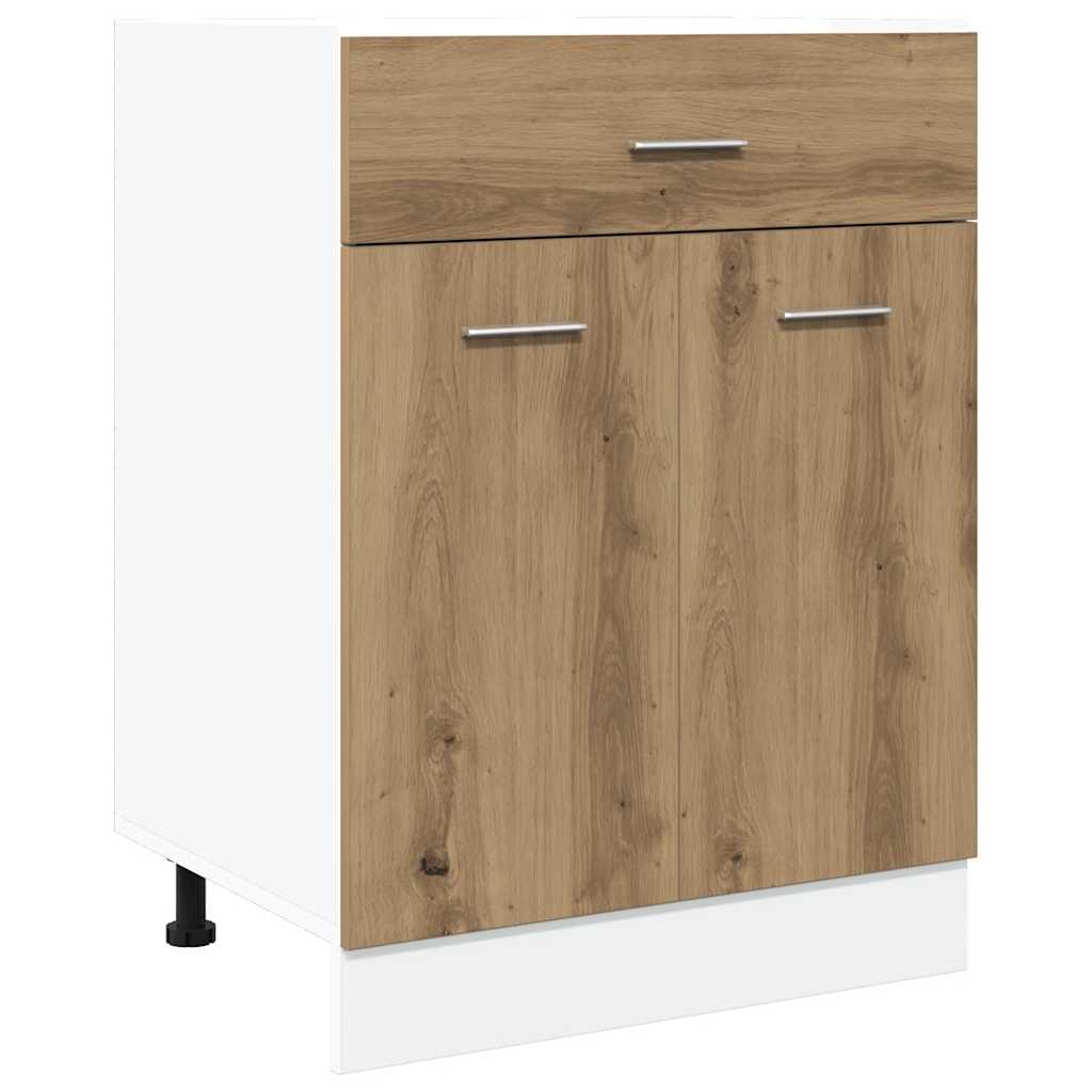 Unterschrank Lyon Artisan-Eiche 60x46x81,5 cm Holzwerkstoff