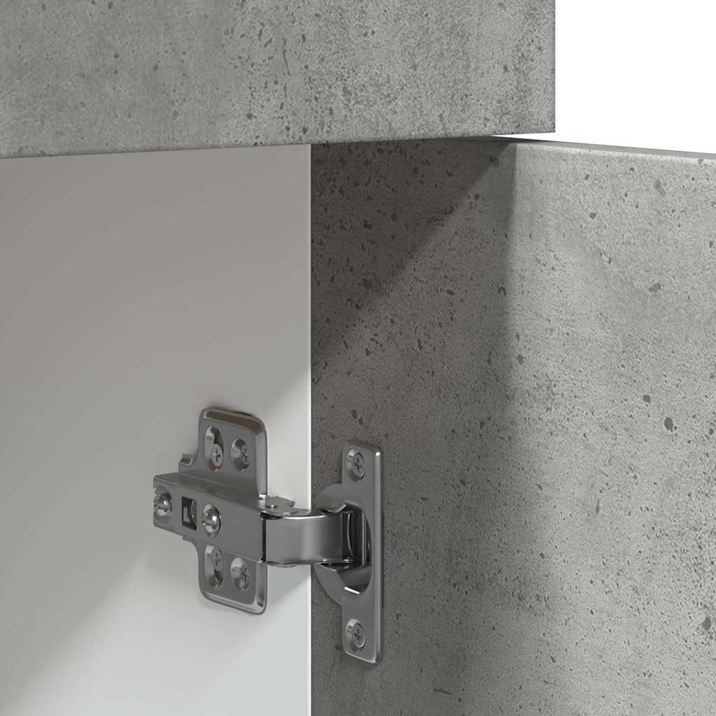 Schubunterschrank Lyon Betongrau 80x46x81,5 cm Holzwerkstoff