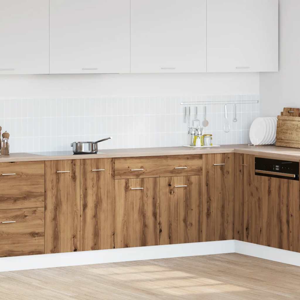 Schubunterschrank Lyon Artisan-Eiche 80x46x81,5 cm Holzwerkstoff