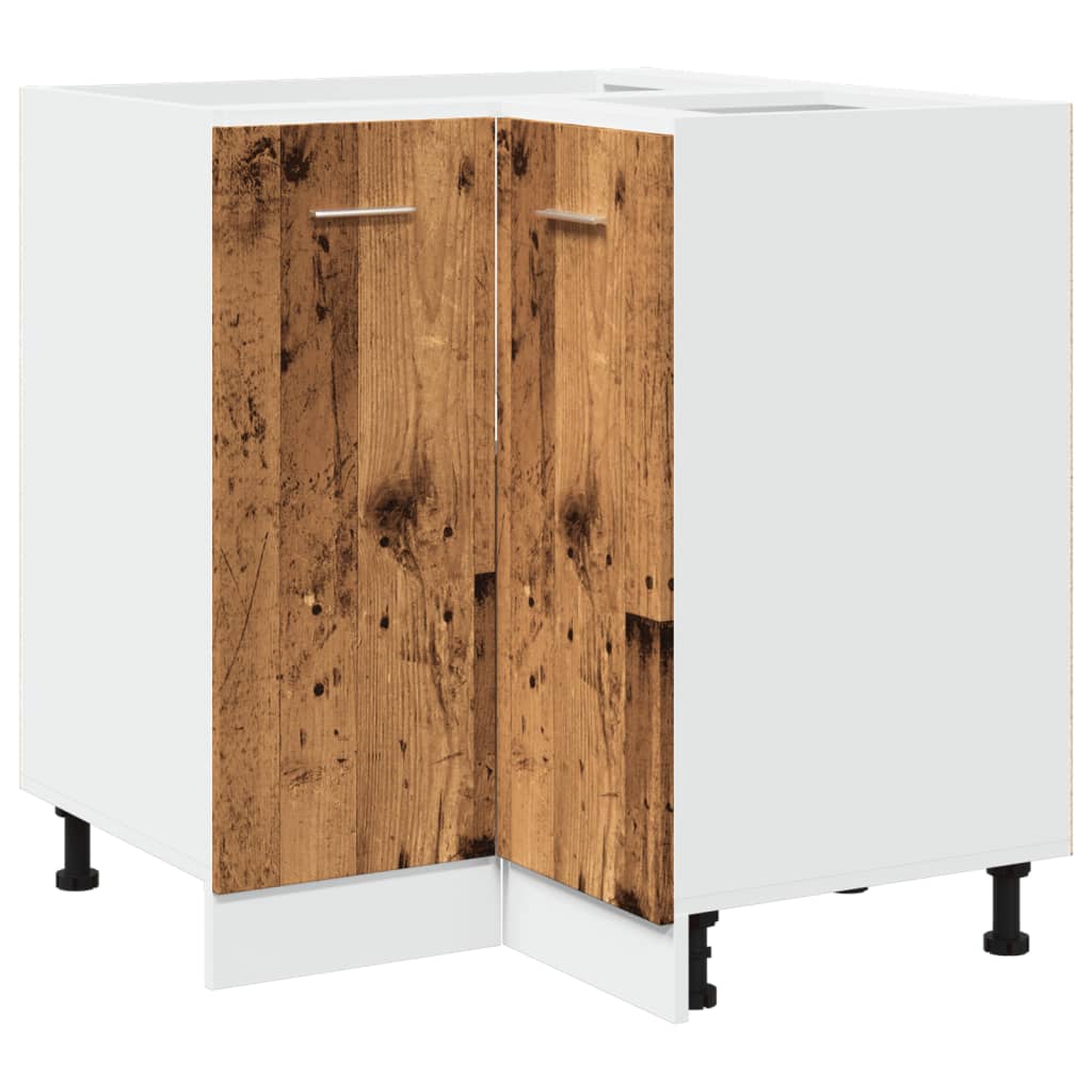 Küchenschrank Lyon Altholz-Optik 75,5x75,5x81,5 cm Holzwerkstoff