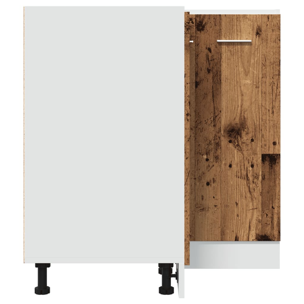 Küchenschrank Lyon Altholz-Optik 75,5x75,5x81,5 cm Holzwerkstoff