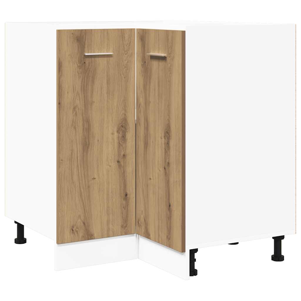Küchenschrank Lyon Artisan-Eiche 75,5x75,5x81,5 cm Holzwerkstoff