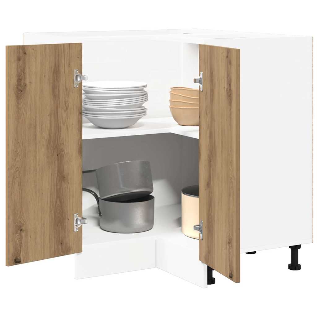 Küchenschrank Lyon Artisan-Eiche 75,5x75,5x81,5 cm Holzwerkstoff