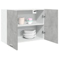 Hängeschrank Lyon Betongrau 80x31x60 cm Holzwerkstoff