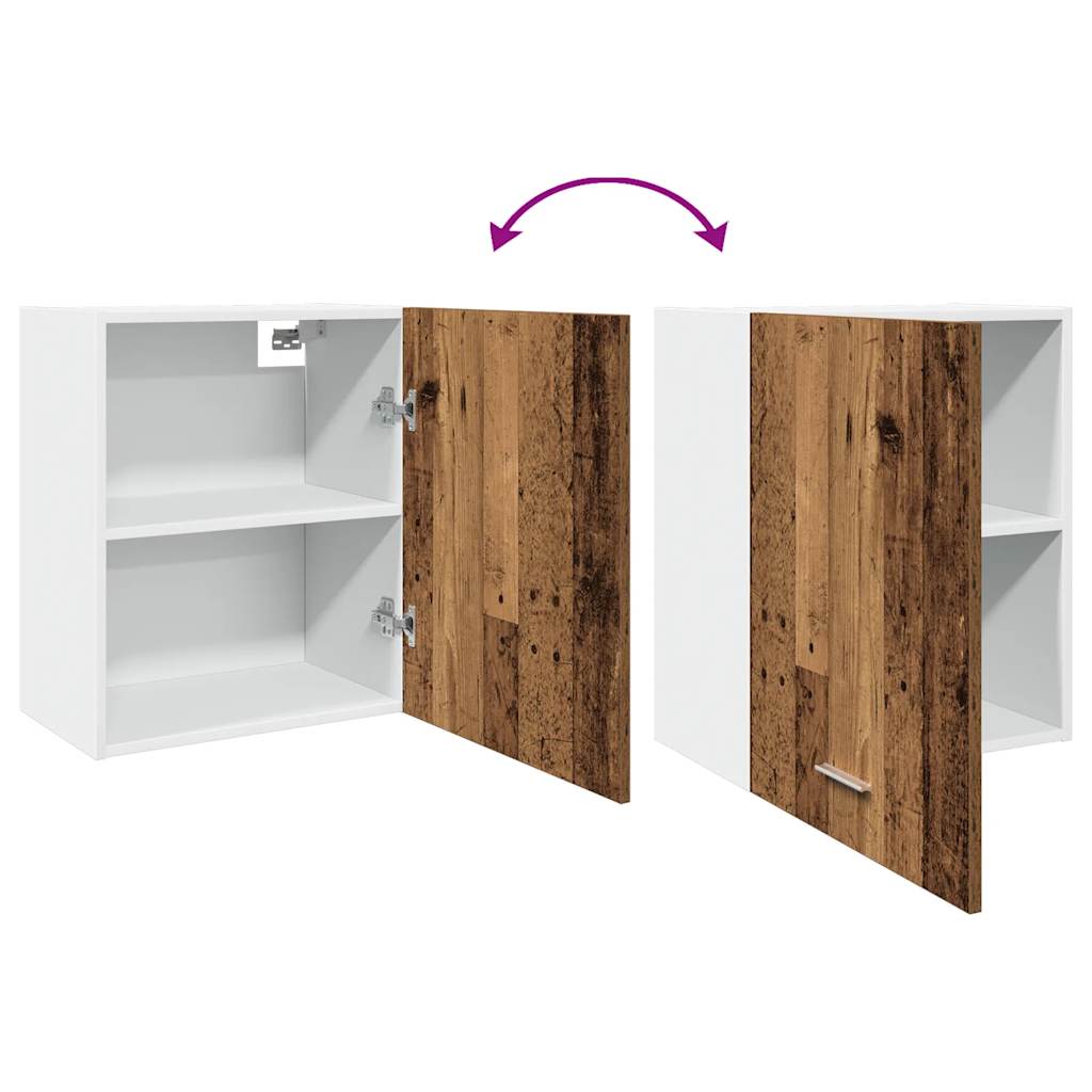 Hängeschränke 2 Stk. Lyon Altholz-Optik 50x31x60 cm Holzwerkstoff