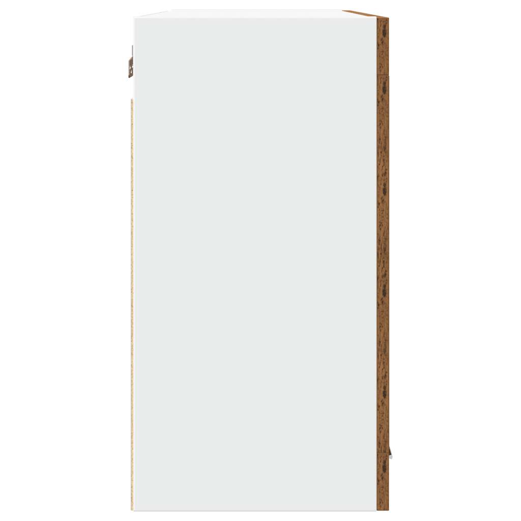 Hängeglasschrank Lyon Altholz-Optik 80x31x60 cm Holzwerkstoff