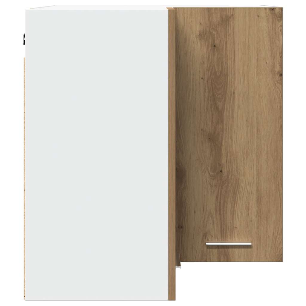 Eck-Hängeschrank Lyon Artisan-Eiche 57x57x60 cm Holzwerkstoff