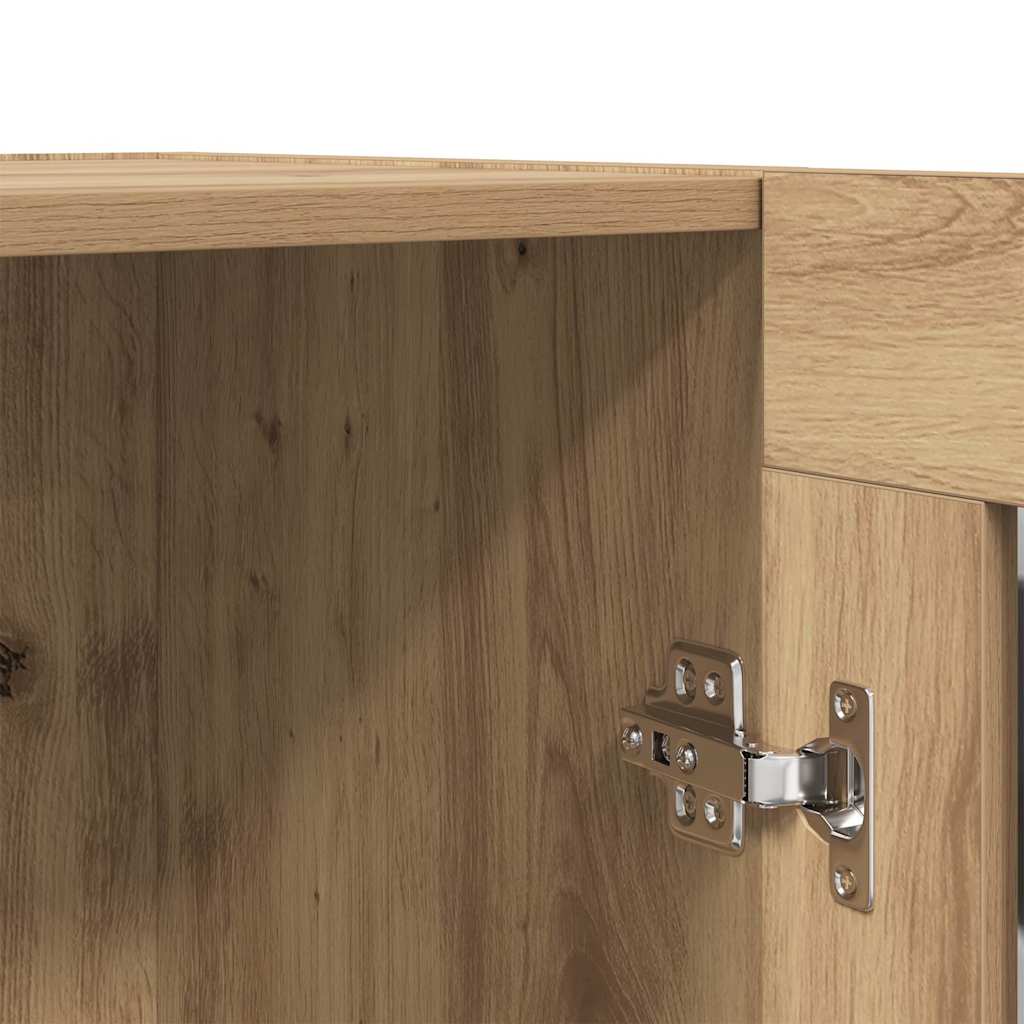 Bücherschrank Artisan-Eiche 82,5x30,5x80 cm Holzwerkstoff