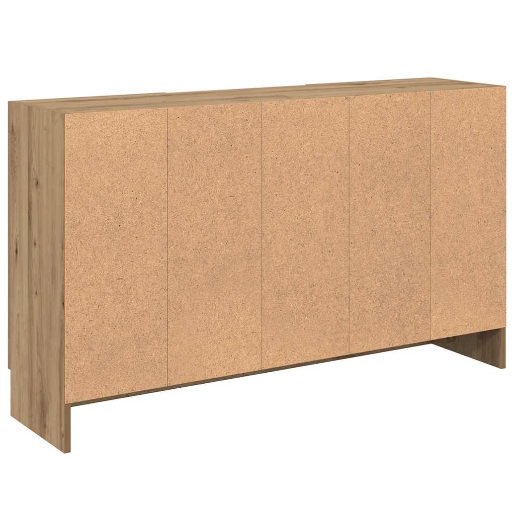 Sideboard Artisan-Eiche 120x30,5x70 cm Holzwerkstoff
