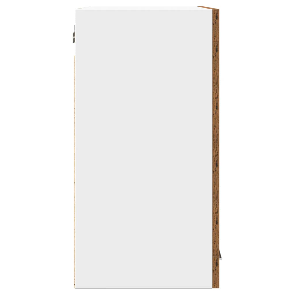 Küchen-Wandschrank Lyon mit Glastüren Altholz-Optik 60x31x60 cm