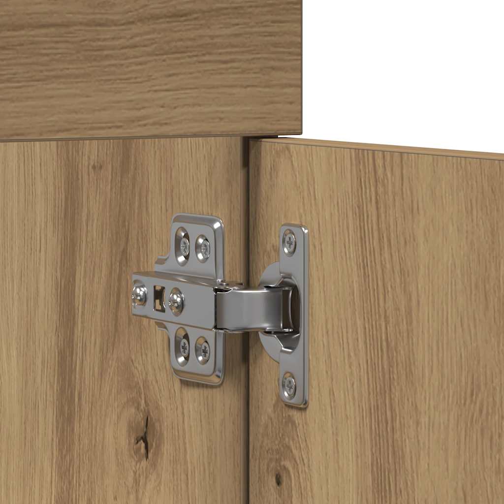 Waschbeckenunterschrank Artisan-Eiche 90x38,5x46 Holzwerkstoff