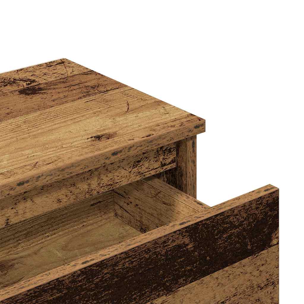 Nachttisch Altholz-Optik 40x30x39 cm Holzwerkstoff