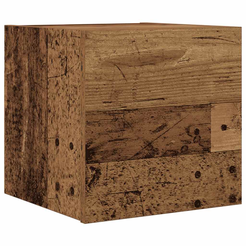 TV-Wandschrank Altholz-Optik 30,5x30x30 cm