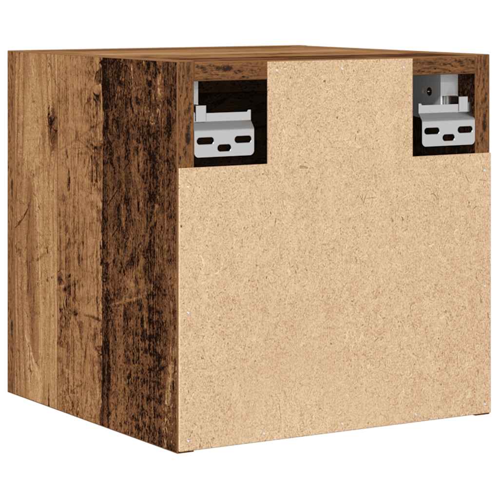 TV-Wandschrank Altholz-Optik 30,5x30x30 cm