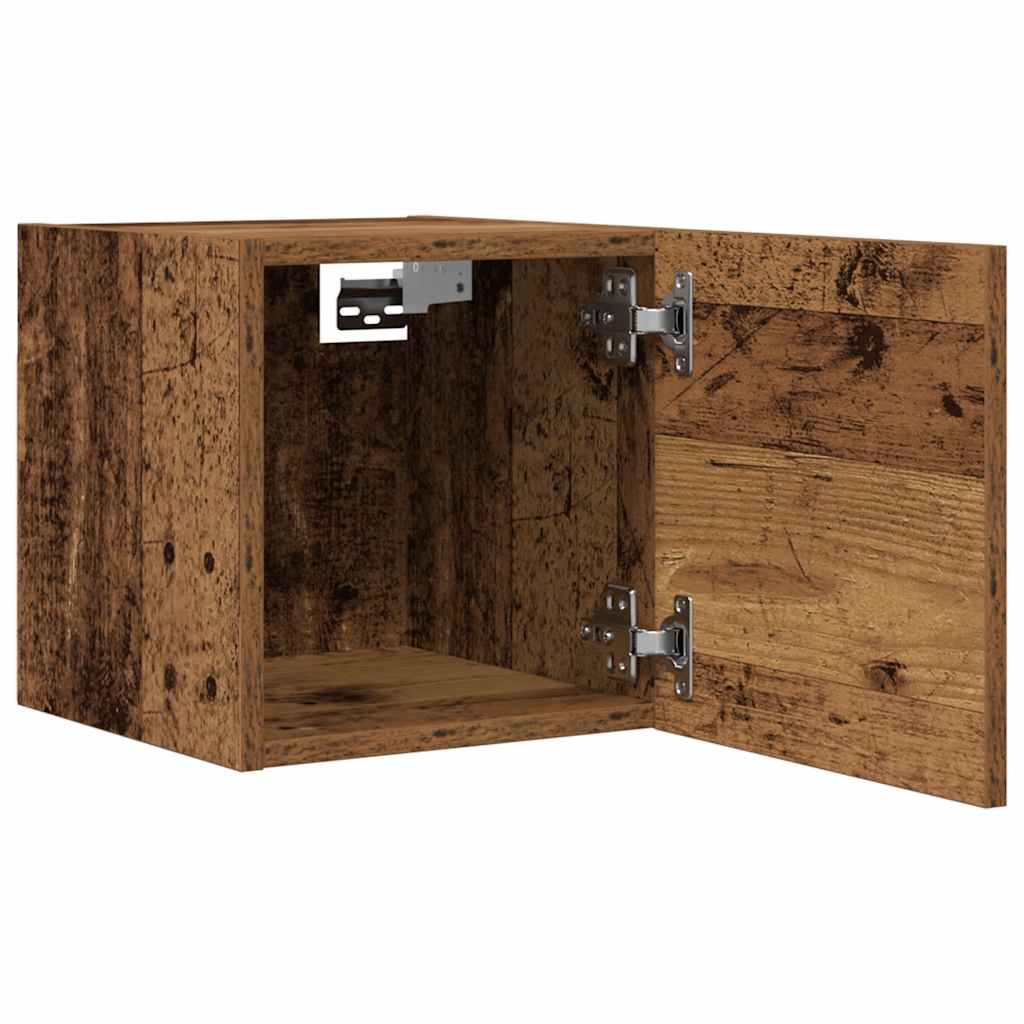 TV-Wandschrank Altholz-Optik 30,5x30x30 cm