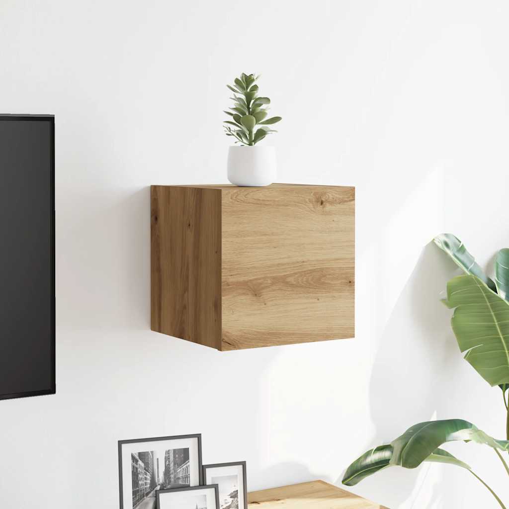 TV-Wandschrank Artisan-Eiche 30,5x30x30 cm