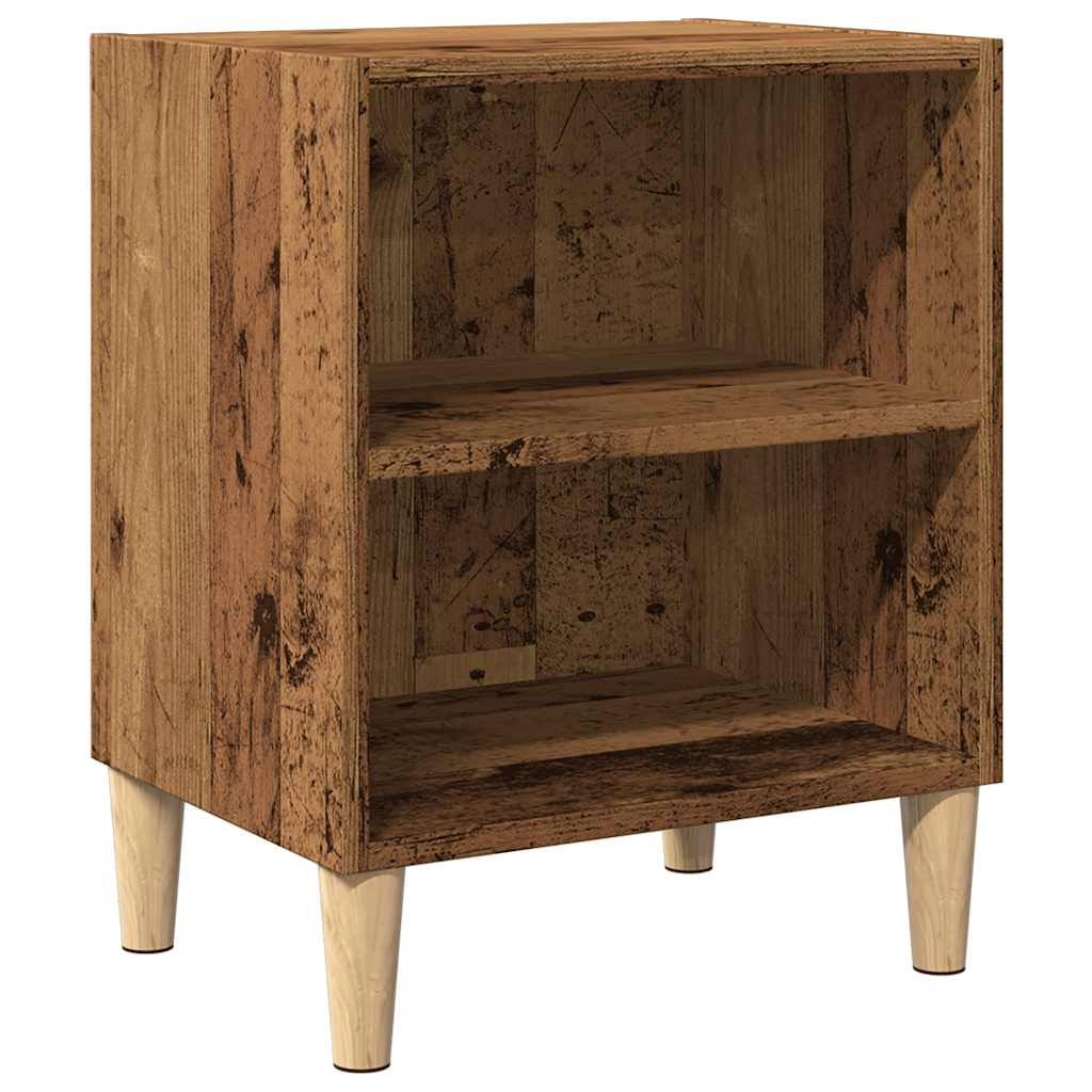 Nachttisch Altholz-Optik 40x30x50 cm Holzwerkstoff