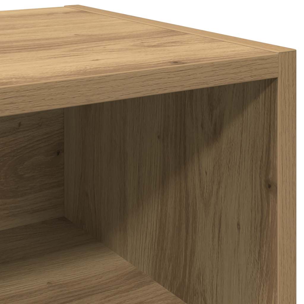 Nachttische 2 Stk. Artisan-Eiche 40x30x50 cm Holzwerkstoff