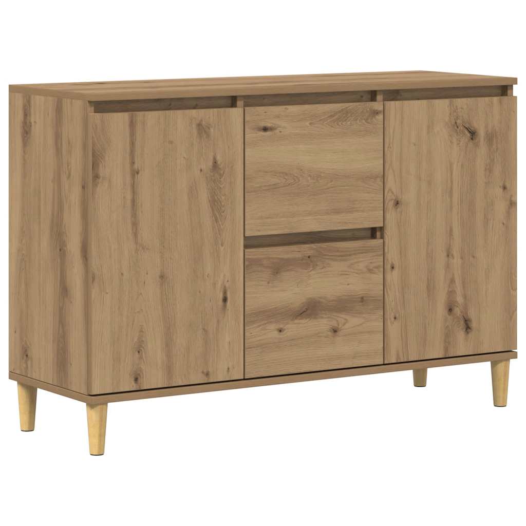 Sideboard Artisan-Eiche 102x35x70 cm Holzwerkstoff