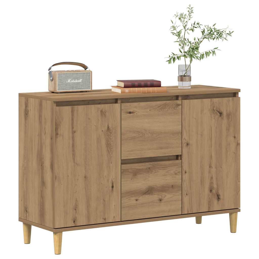 Sideboard Artisan-Eiche 102x35x70 cm Holzwerkstoff