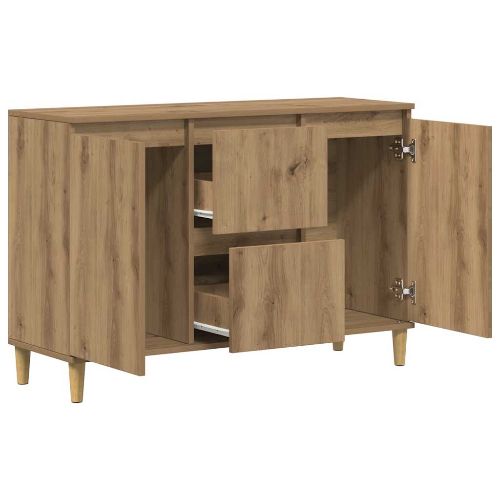 Sideboard Artisan-Eiche 102x35x70 cm Holzwerkstoff