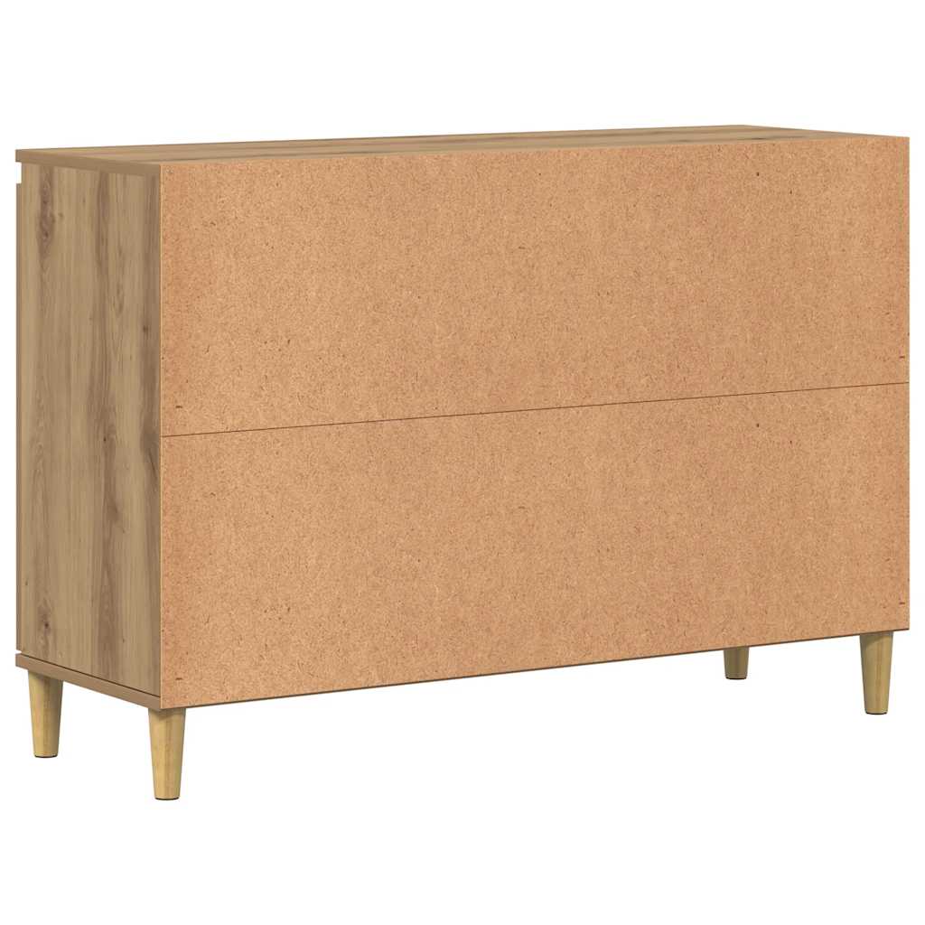 Sideboard Artisan-Eiche 102x35x70 cm Holzwerkstoff