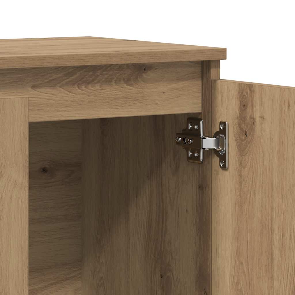 Sideboard Artisan-Eiche 102x35x70 cm Holzwerkstoff