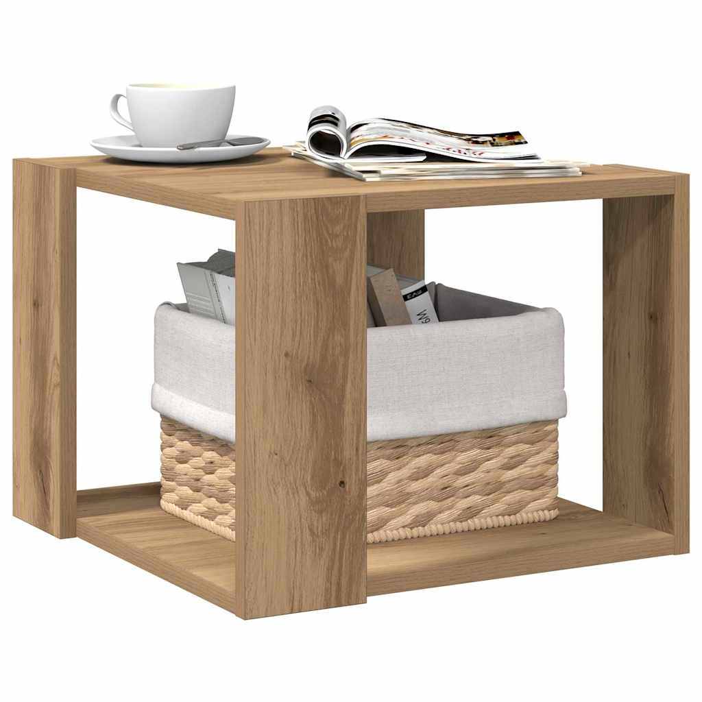Couchtisch Artisan-Eiche 40x40x30 cm Holzwerkstoff