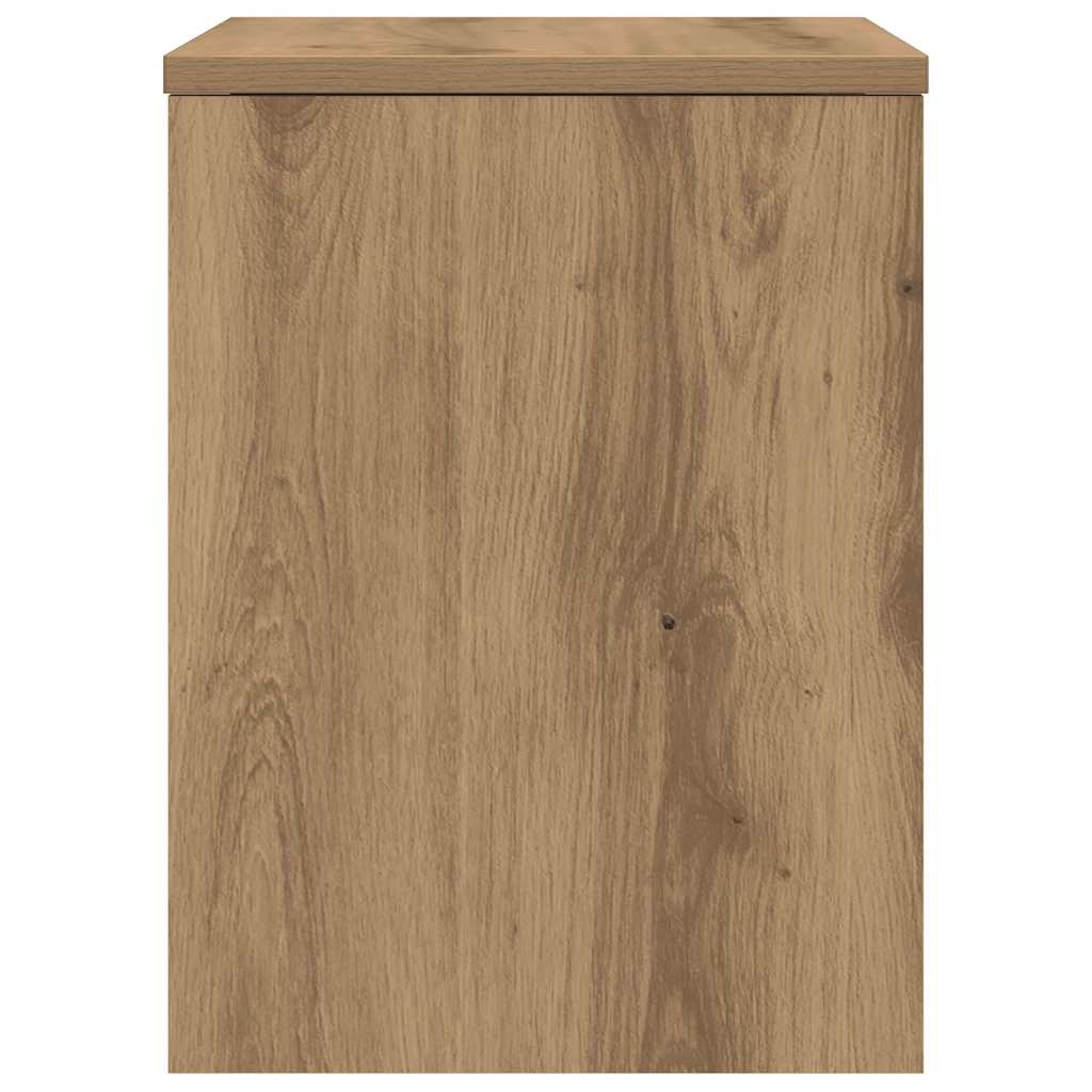 Nachttische 2 Stk. Artisan-Eiche 40x30x40 cm Holzwerkstoff