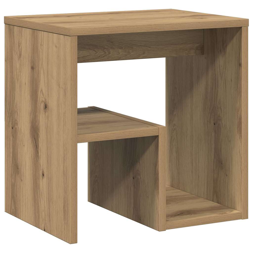 Nachttische 2 Stk. Artisan-Eiche 40x30x40 cm Holzwerkstoff