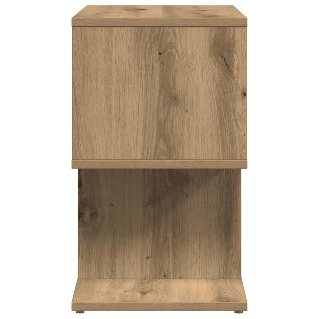 Nachttische 2 Stk. Artisan-Eiche 50x30x51,5 cm Holzwerkstoff