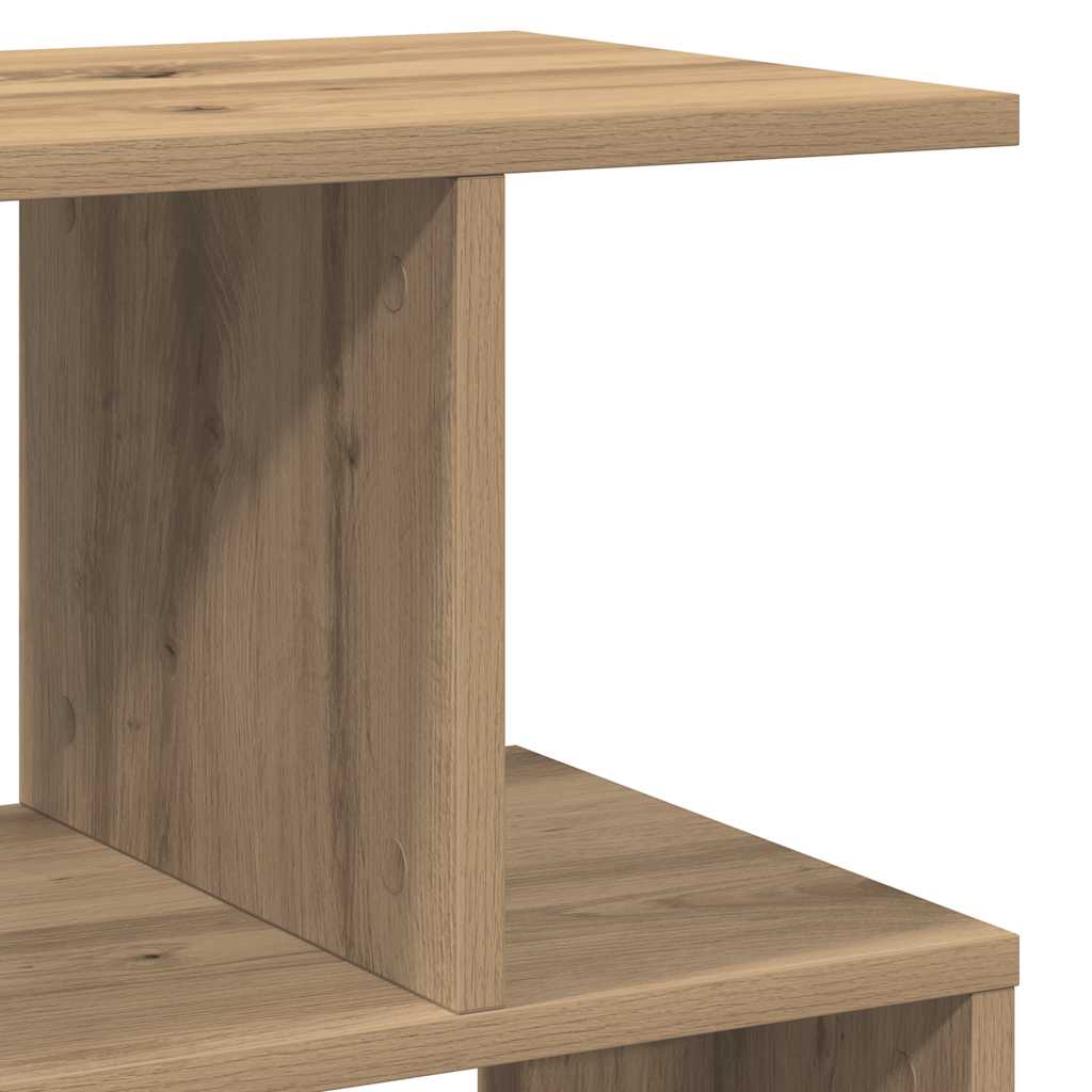 Nachttische 2 Stk. Artisan-Eiche 50x30x51,5 cm Holzwerkstoff