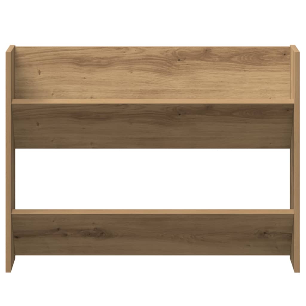 Wand-Schuhregal Artisan-Eiche 80x18x60 cm Holzwerkstoff