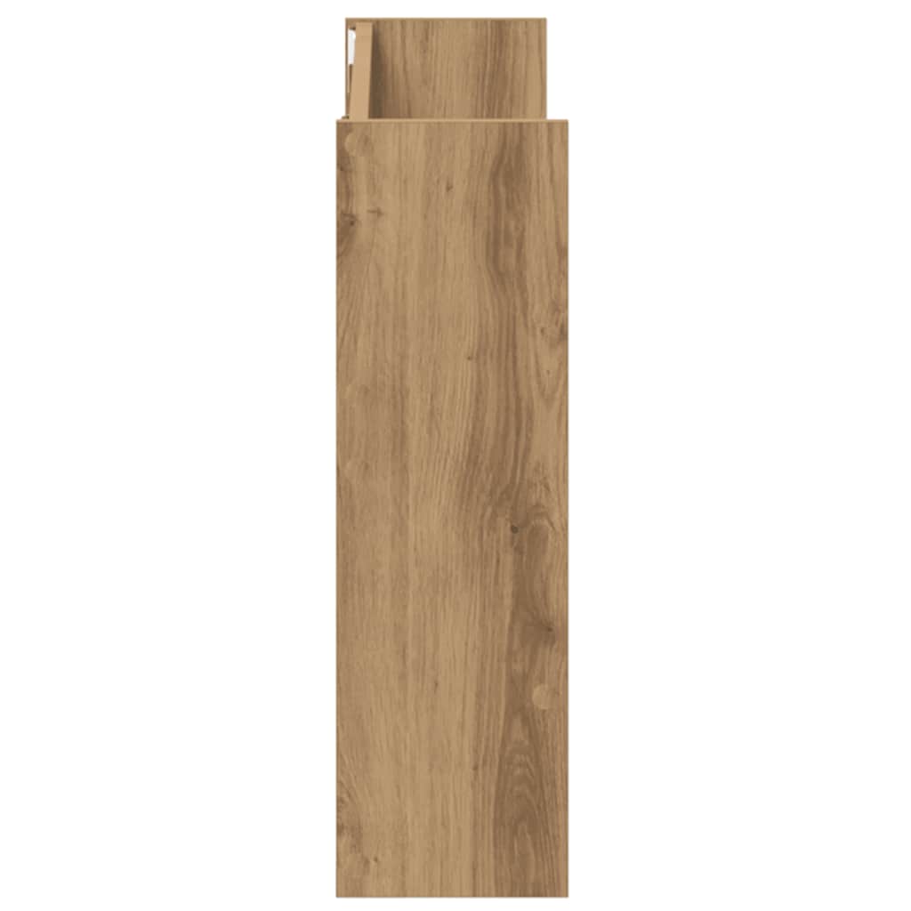 Wand-Schuhregal Artisan-Eiche 80x18x60 cm Holzwerkstoff