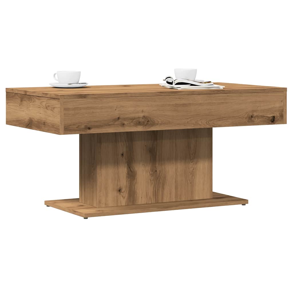 Couchtisch Artisan-Eiche 96x50x45 cm Holzwerkstoff