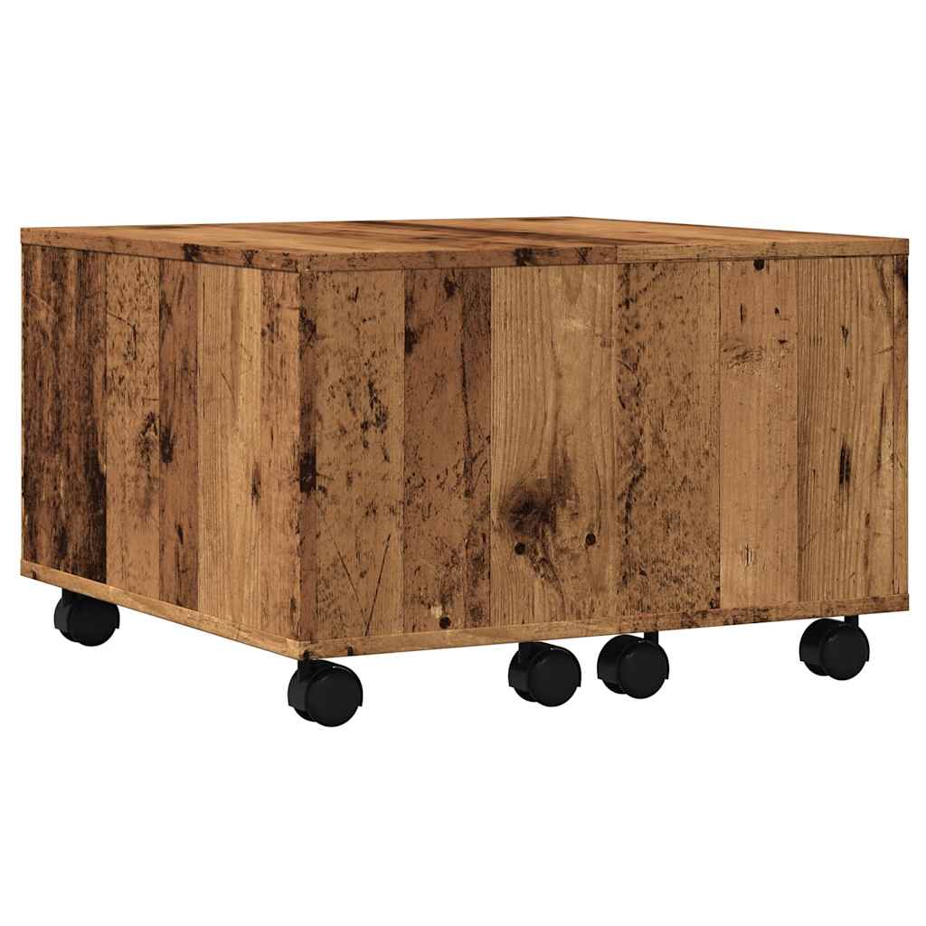 Couchtisch Altholz-Optik 60x60x38 cm Holzwerkstoff