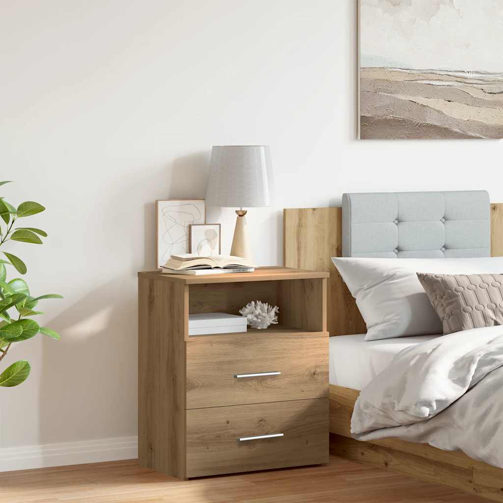 Nachttisch Artisan-Eiche 50x32x60 cm Holzwerkstoff