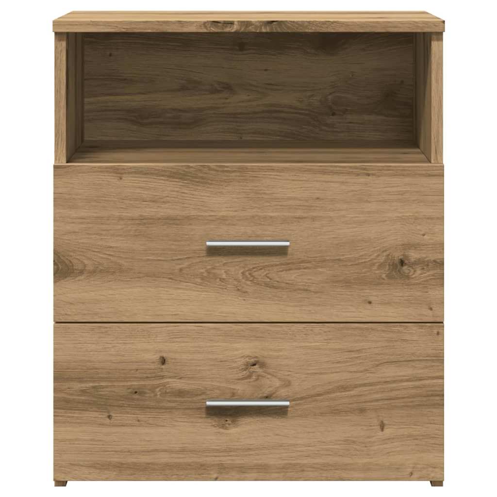 Nachttische 2 Stk. Artisan-Eiche 50x32x60 cm Holzwerkstoff