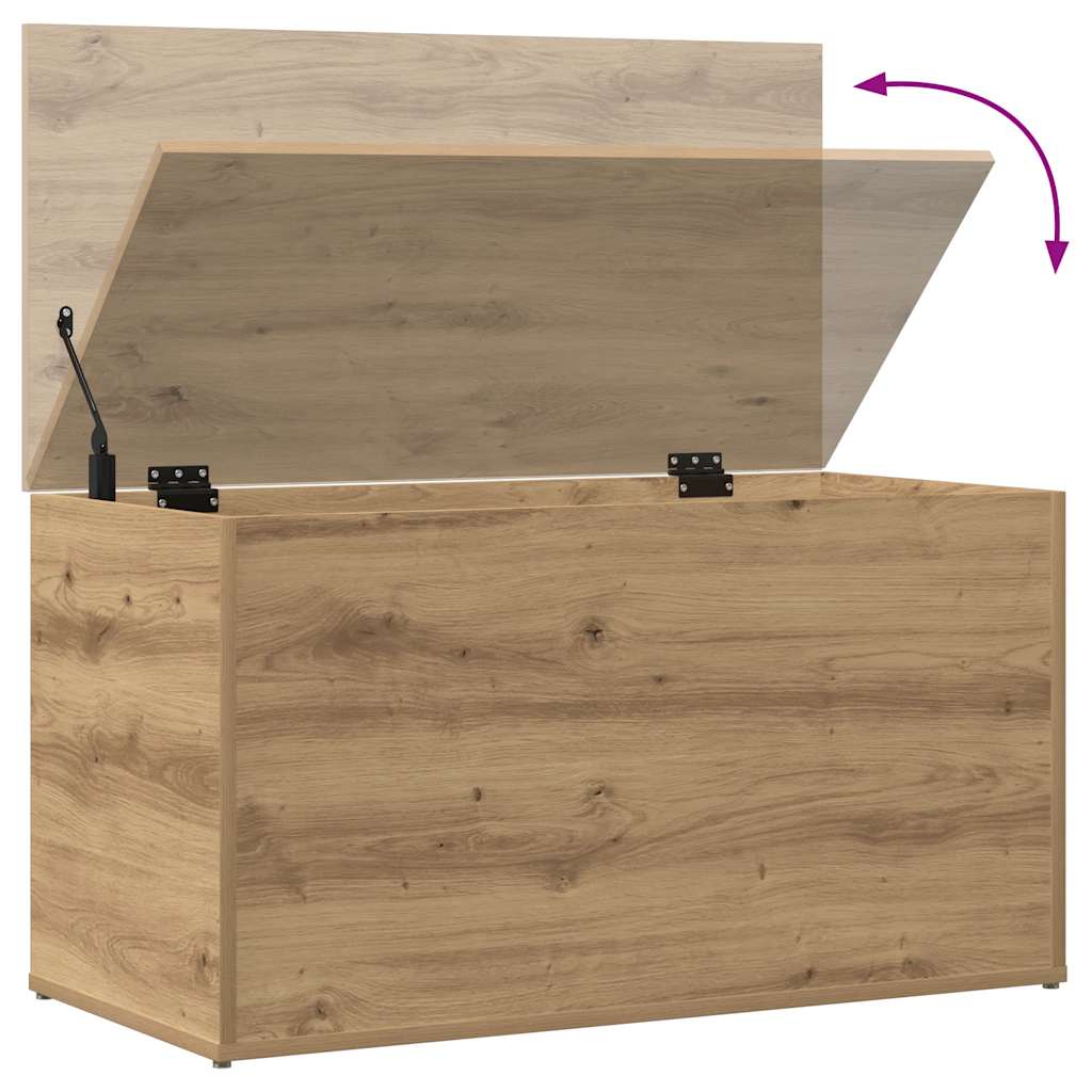 Aufbewahrungstruhe Artisan-Eiche 84x42x46 cm Holzwerkstoff