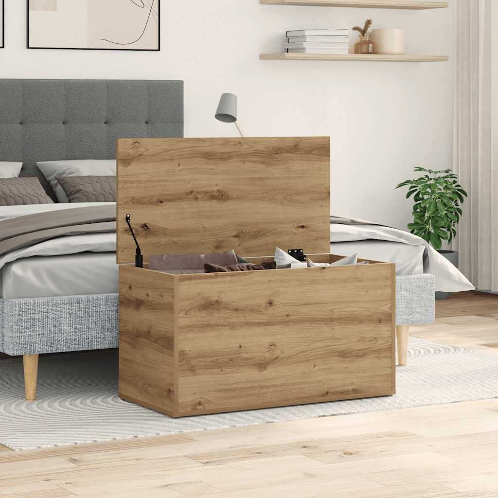 Aufbewahrungstruhe Artisan-Eiche 84x42x46 cm Holzwerkstoff
