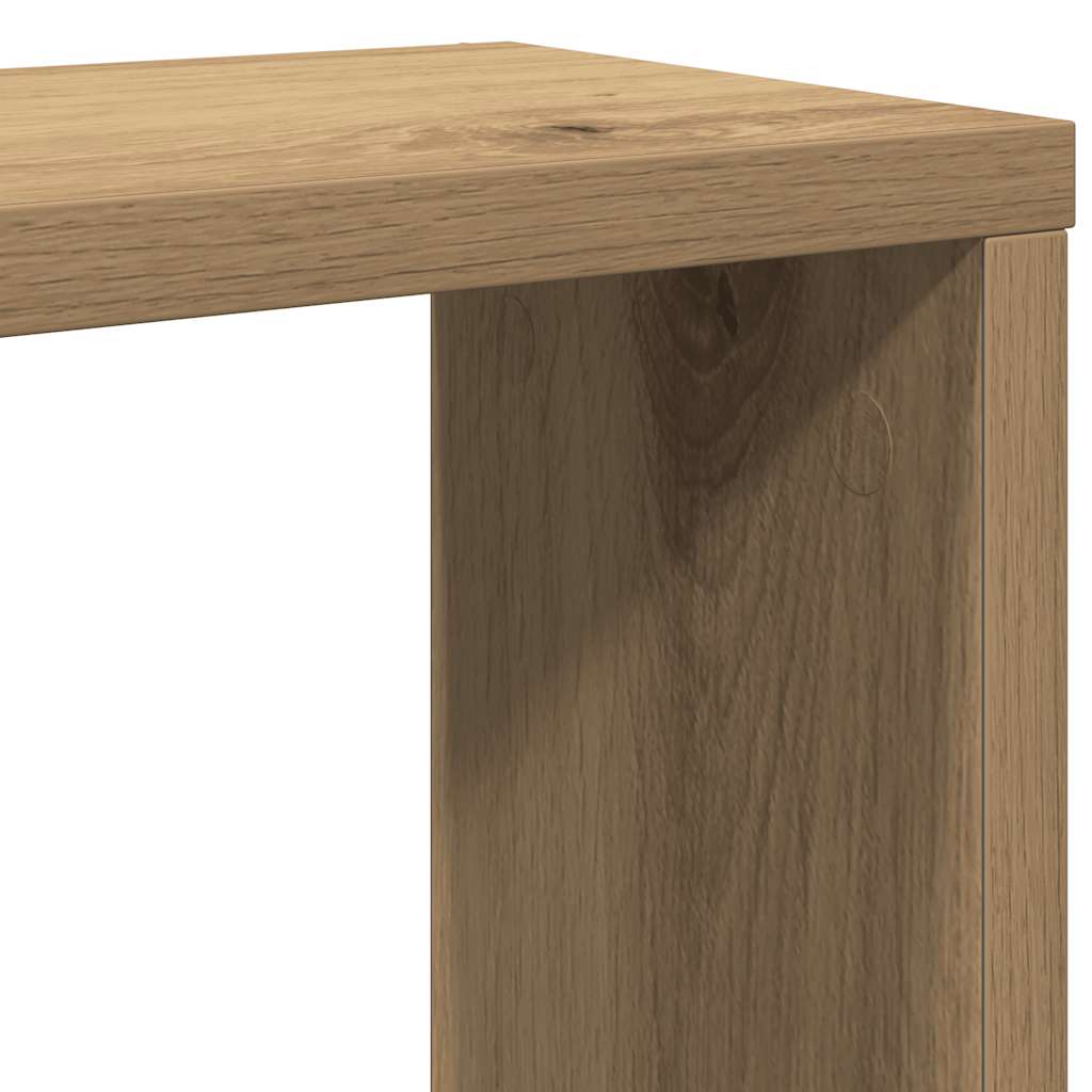 Würfel-Wandregale 2 Stk. Artisan-Eiche 30x15x30 Holzwerkstoff